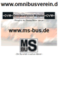 Mobile Screenshot of omnibusverein.de